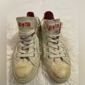 Converse Project (RED) distressed style sneakers size 4 unisex fits women’s 6.5